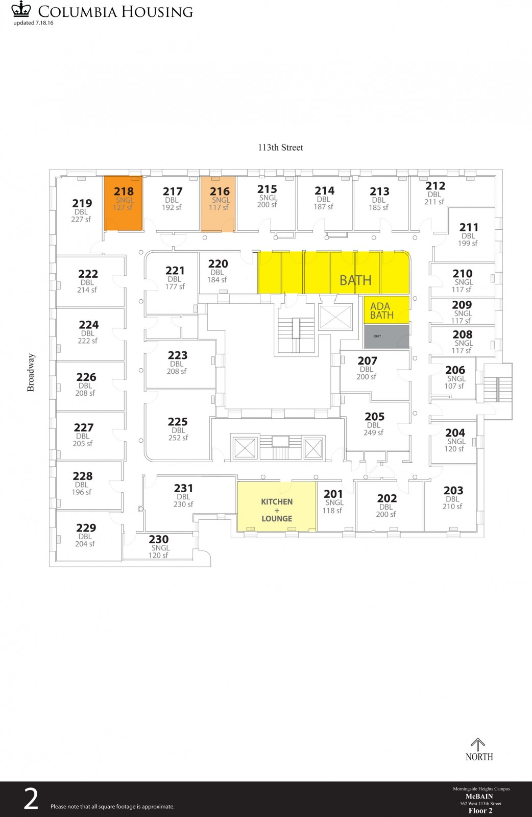 McBain Hall Columbia Housing